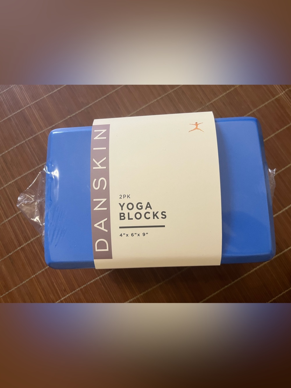 New Danskin Blue Foam Yoga Blocks - 2 Pack